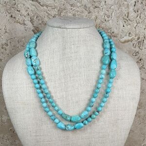 Jay King Turquoise Infinity Necklace